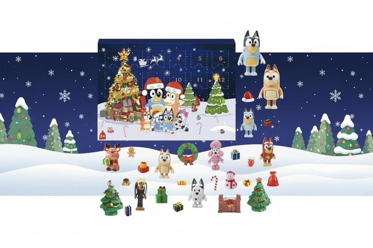 Cute Cartoon Christmas Advent Calendar Loaded With 24 Unique Surprises