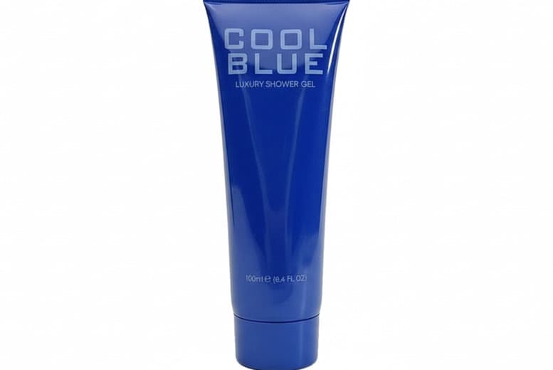 Men'S Cool Blue Perfume & Shower Gel Gift Hamper With Candle