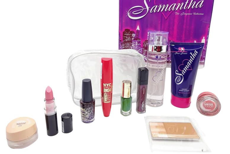 Samantha Beauty Gift Hamper With Perfume & Premium Makeup Set