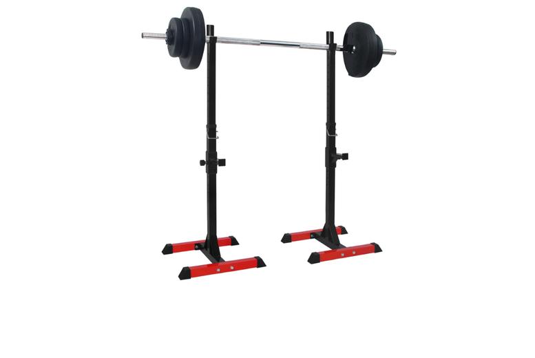 Heavy Duty Adjustable Barbell Rack For Home & Gym Workouts - 200Kg Capacity