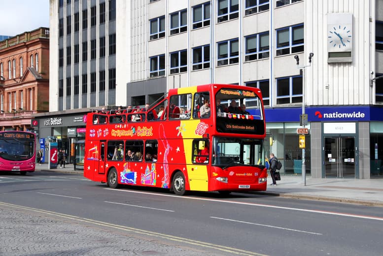Belfast Hop-On Hop-Off Open Top Bus Tour - 1 Or 2 Day Ticket