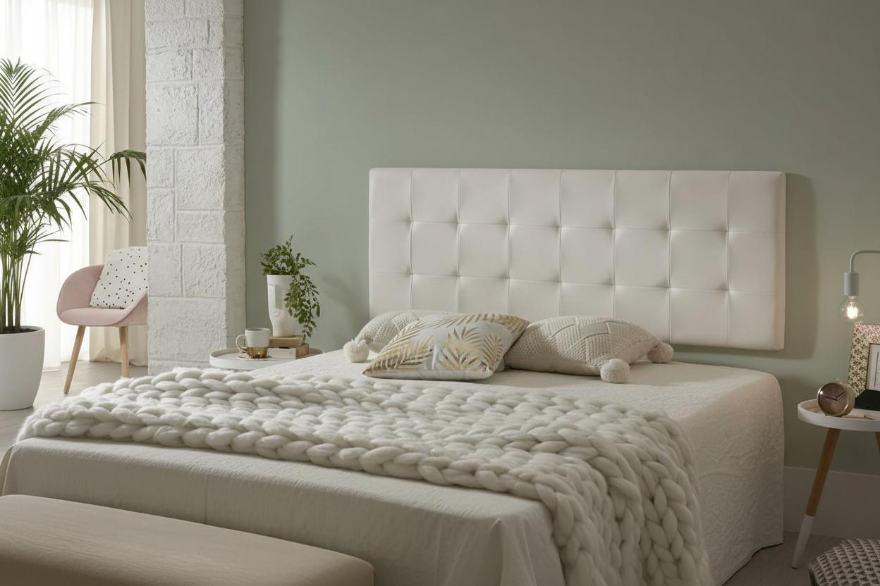Capitone Faux Leather Headboard - 5 Sizes, 3 Colours