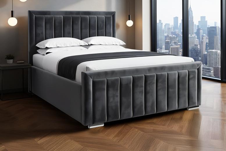 Isla Upholstered Ottoman Storage Bed With Lift-Up Mechanism - Multiple Sizes