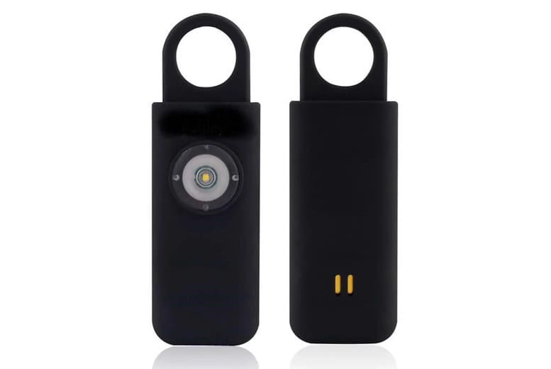 Personal Safety Alarm With Flashing Led Light - Compact Self-Defence Keychain