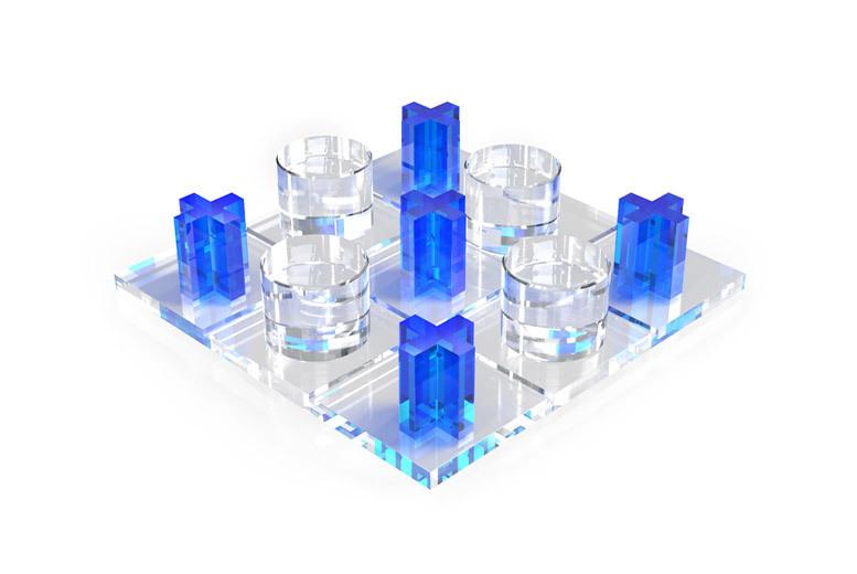 Luxury Acrylic Noughts And Crosses Game