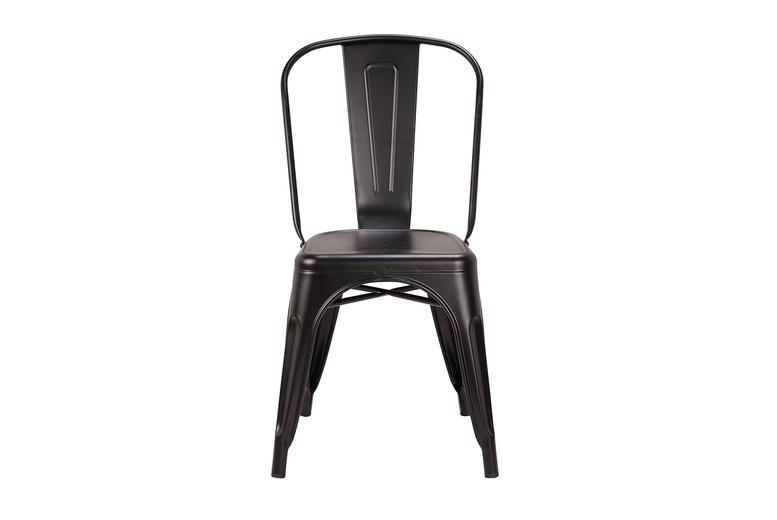Metal Dining Chairs - Grey Or Black!