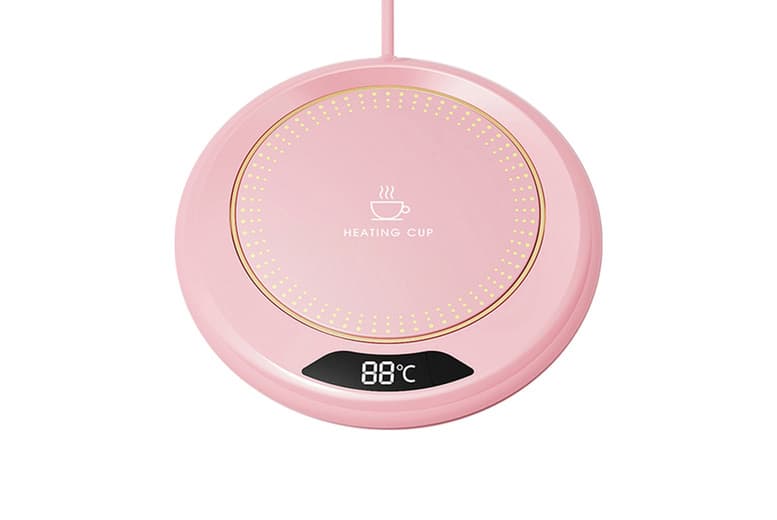 Smart Coffee Cup Heater - Usb-Powered, Precise Temperature Control, Sleek Abs Design
