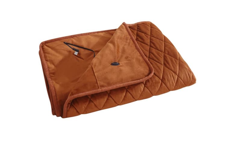 Usb Heated Electric Blanket - Energy Saving, Wearable, Portable, Soft Polyester, Multiple Sizes