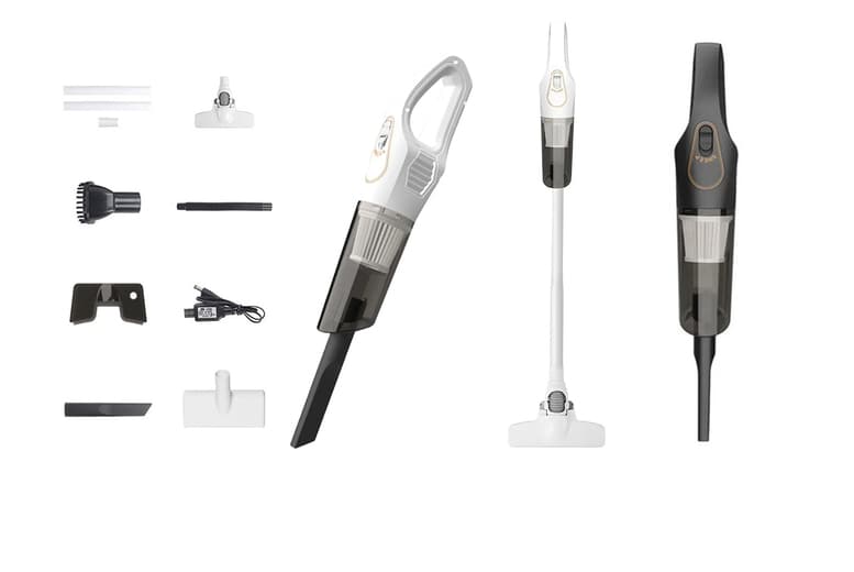 Cordless High-Power Handheld Vacuum Cleaner - Lightweight, Usb Rechargeable, Wet & Dry, Visual Dust Bucket, 2-In-1 Or 3-In-1, Black Or White