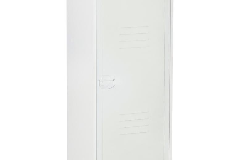 Modern White Metal 2-Tier Stackable Cabinet Organizer - Space-Saving Storage, Anti-Tip, 20Kg Capacity