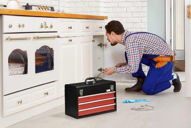 3-Drawer Lockable Metal Bedroom Chest - Cold-Rolled Steel, Modern Storage, 16Kg Capacity