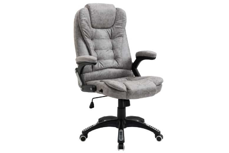 Microfibre Upholstered High Back Dining Chair - Ergonomic, Adjustable, Contemporary Comfort