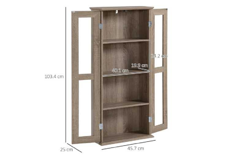 Wooden 4-Tier Cd & Media Storage Tower - 100 Disc Capacity, Anti-Tip, Modern Minimalist Shelf