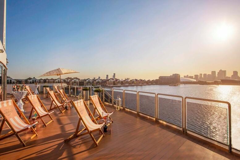 Price Drop - 4* Sunborn Award-Winning Luxury Yacht Hotel Stay For 2 With Breakfast - Dinning Credit: Royal Victoria Dock, London
