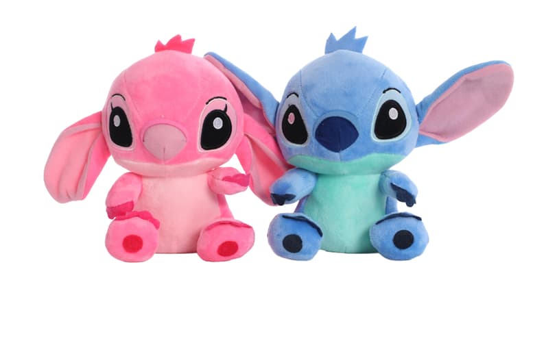 Stitch- 20Cm Plush Toy - Pink, Blue Or Pack Of Two Options