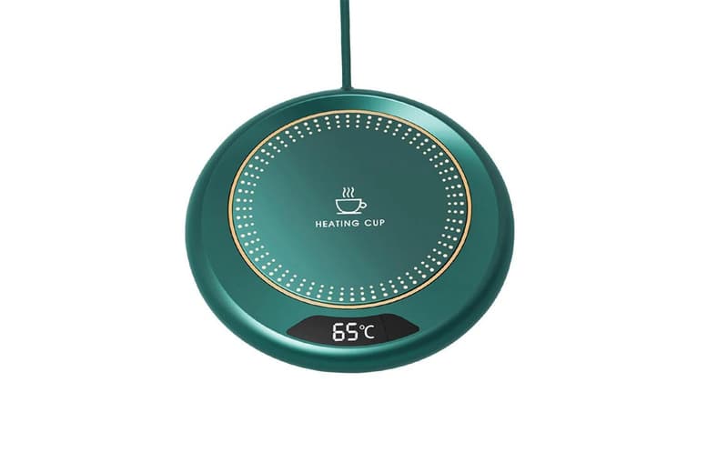 Smart Hot Water Thermostat Coaster - Usb-Powered, 3 Heat Settings, Compact Design