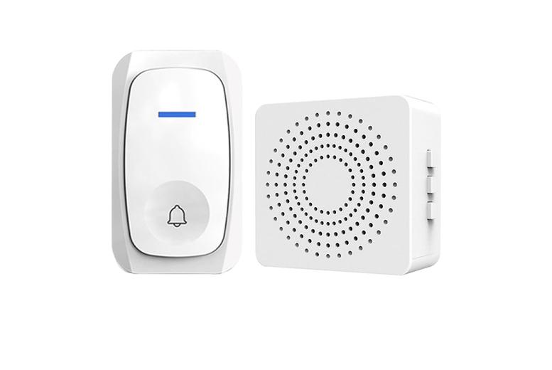 Mini Wireless Smart Doorbell - 38 Chime Tones, Usb Receiver, Weatherproof, 150M Range
