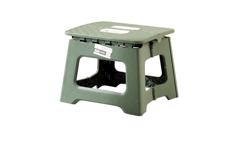 Lightweight Handy Folding Stool With Handle - 3 Sizes & 4 Colours!