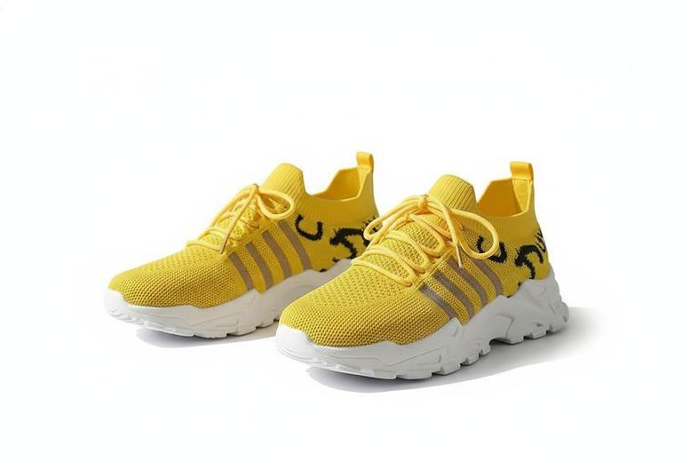 Fashionable Breathable Lightweight Leopard Sneakers For Women, Mesh Upper