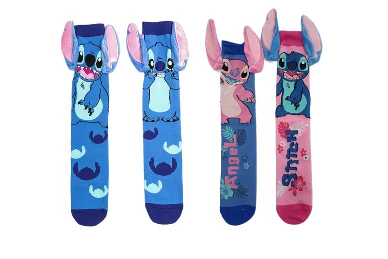 Cute Stitch Cartoon Kids Long Socks - 2 Styles & 3 Options