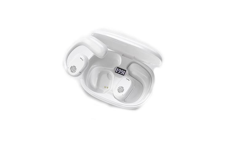 Wireless Bluetooth 5.3 Sports Headphones Earbuds With Hd Led Display & Charging Case - Stereo & Mono Modes