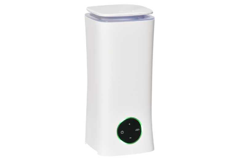 2L Led Cool Mist Table Lamp Humidifier - Modern Home Decor, Whisper-Quiet, Ambient Lighting, 2L Tank