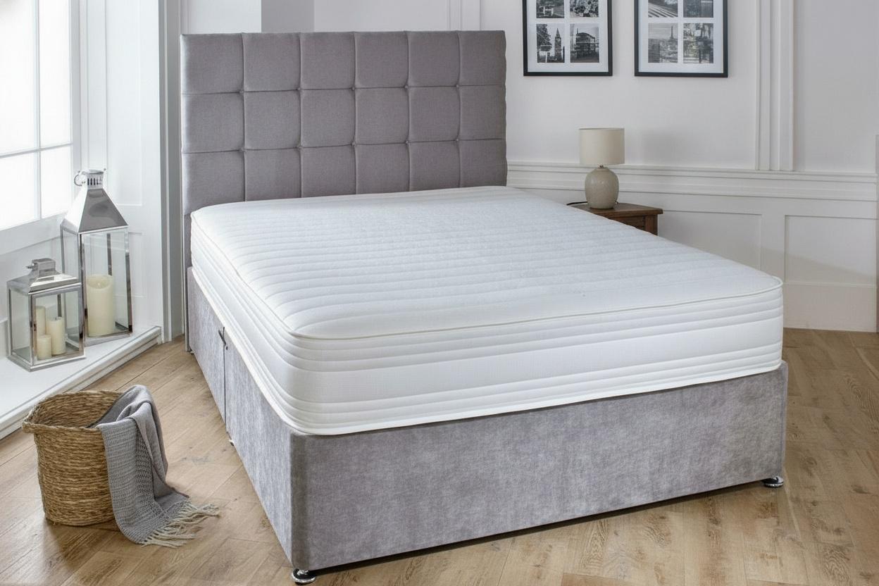 Extra Deep Hybrid Memory Sprung Mattress - Pressure Relief & Support In 4 Sizes