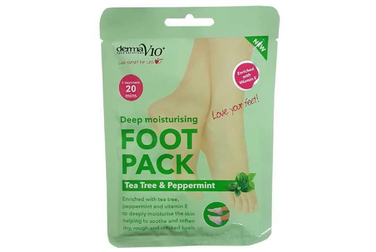 Vitamin E Foot Mask Collection - Hydrating & Soothing Masks For Dry, Cracked Feet | Tea Tree, Peppermint, Argan Oil, Almond & Honey | For All Skin Typ