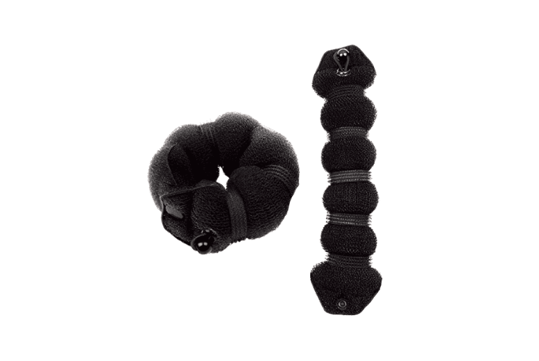 2-Pack Flexible Hair Bun Rolls - All Hair Types, Anti-Slip, Easy Styling