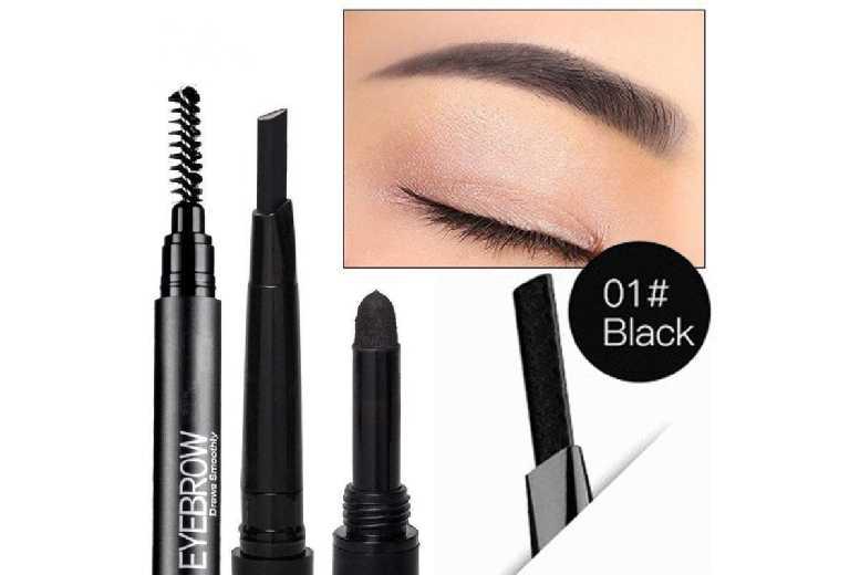 3-In-1 Glamza Waterproof Eyebrow Liner Pen - Long-Lasting, Smudge-Proof, Cream Formula
