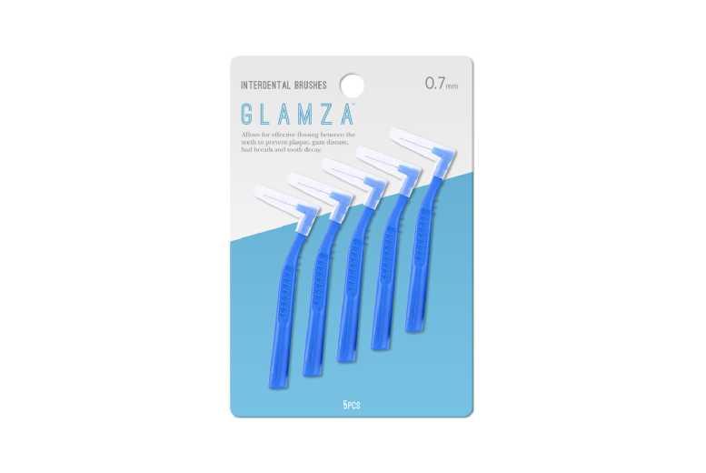 Manual Interdental Toothbrush & Dental Floss Set - 5-Pack, Gum Care, Travel-Friendly Oral Hygiene