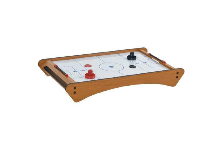 Mini Air Hockey Table-Top Game - 2-Player Family Arcade, Manual Scoreboard, Compact Abs Plastic
