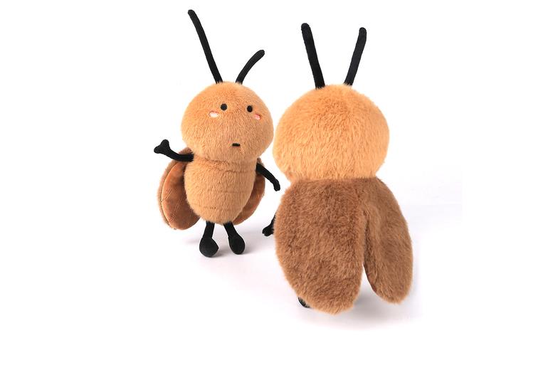 Price Drop! Quirky Christmas Plush Cockroach Gift - Unique Soft Toy For Kids & Adults, Fun Stocking Filler