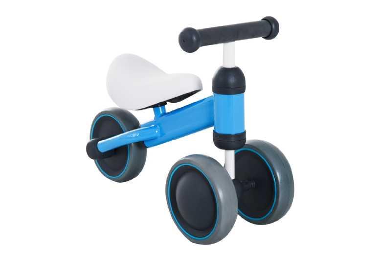 Price Drop! Homcom Toddler Balance Bike, Three Wheels, Outdoor Ride-On Toy - Ages 18-24 Months, Lightweight, Blue