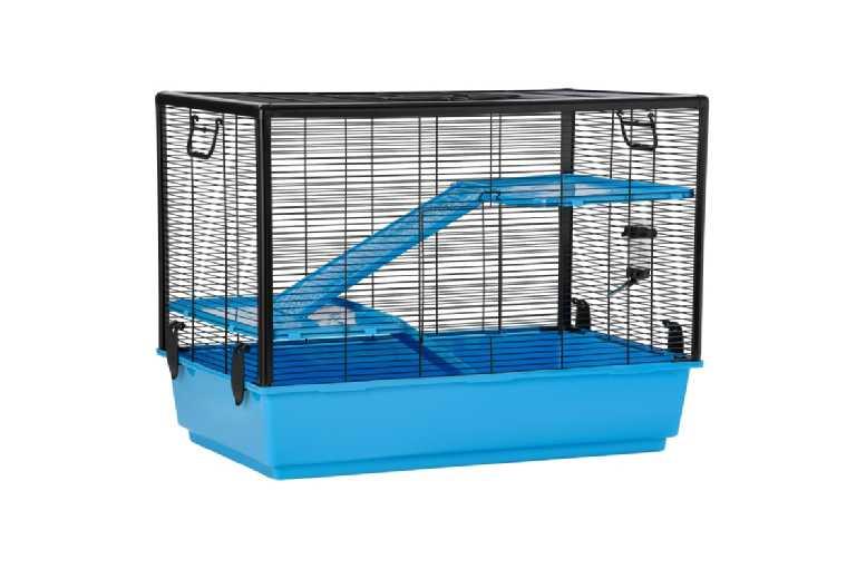 Small Animal Cage For Hamsters, Guinea Pigs & Chinchillas - Easy Clean, Portable Pet Carrier, 80X48X58Cm