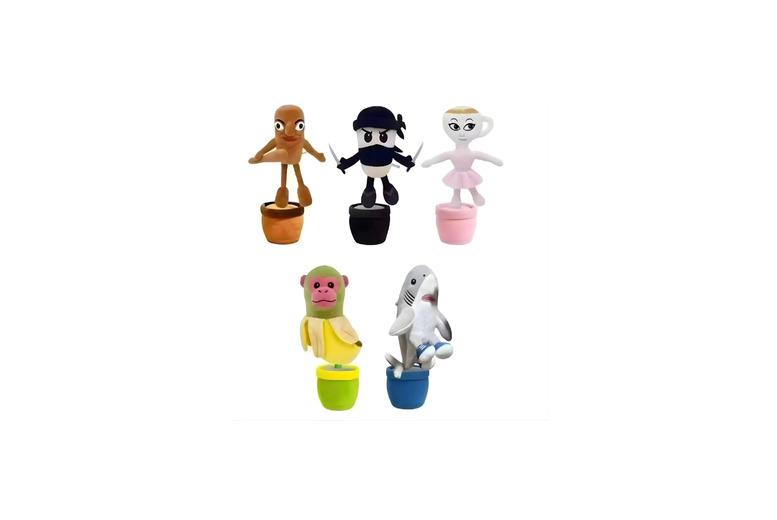 Interactive Italian Brainrot Plush Toy - Sings, Dances, And Entertains