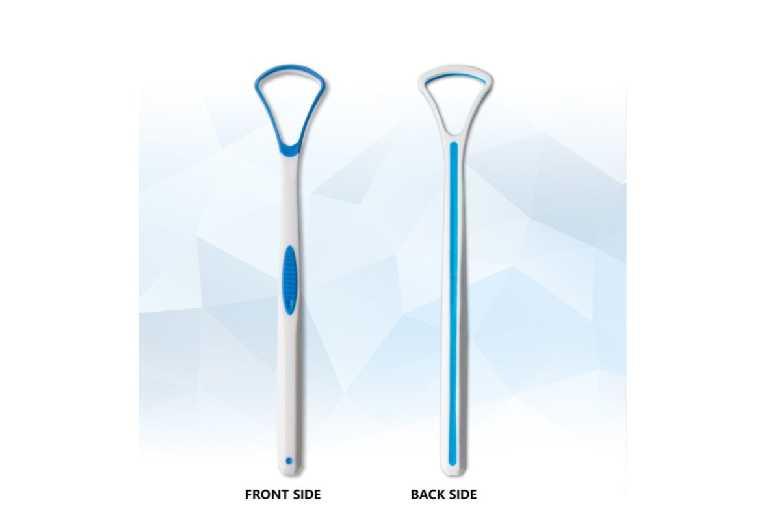 Manual Tongue Scraper For Fresh Breath & Oral Hygiene - Narrow Head, Travel-Friendly, Plaque Remover