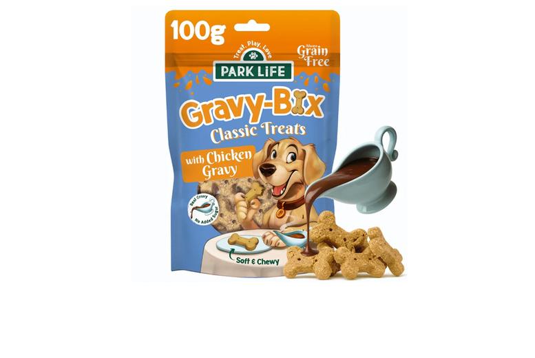 8X100G Gravy-Bix Soft & Chewy Chicken Dog Biscuits