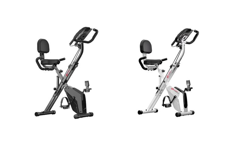 3-In-1 Folding Magnetic Exercise Bike With Lcd Display