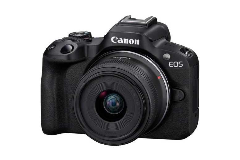 Canon Eos R50 Mirrorless Camera With 24.2Mp Sensor & 4K Video, Rf-S 18-45Mm Lens