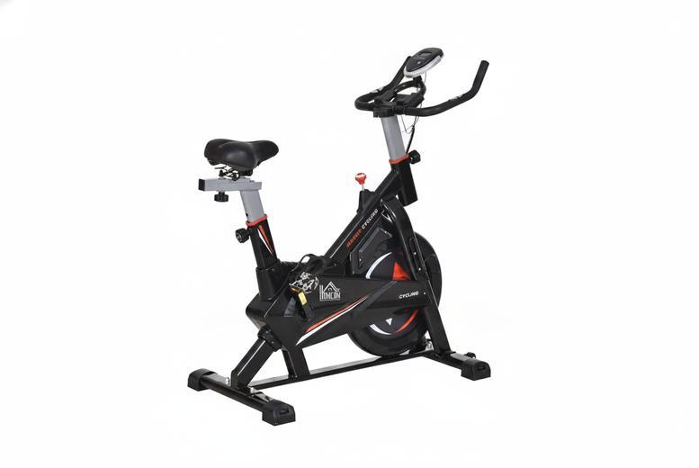 Exercise Bike With Adjustable Resistance And 5-Position Seat