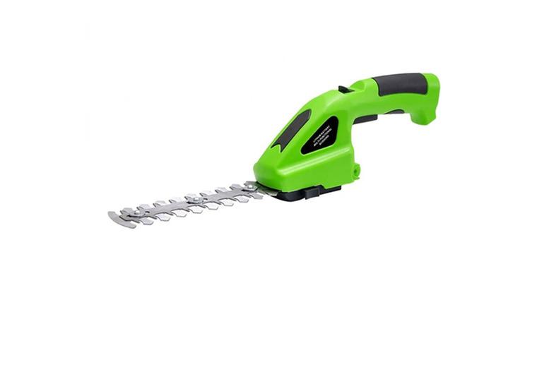 Clearance! 2-In-1 Cordless Electric Grass & Hedge Trimmer - Lightweight Handheld Garden Tool With Ergonomic Grip & Rechargeable Battery