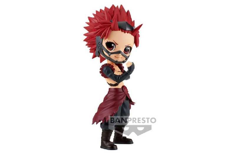 Banpresto Q Posket Eijiro Kirishima Collectible Figurine - Anime Hero Toy For Ages 15+, My Hero Academia, Durable Display Model