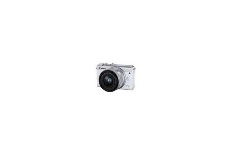 Canon Eos M200 Mirrorless Camera Kit With 15-45Mm Lens, White