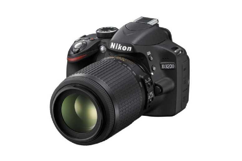 Nikon D3200 Dslr Camera With 18-55Mm & 55-200Mm Vr Lenses Kit