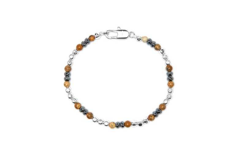 Luxenter Miluy 18K Gold Plated Hematite Bracelet For Women - Large Size, Elegant Beaded Bangle