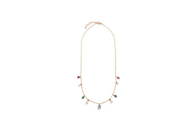 Luxenter Cainhtsi 18Ct Rose Gold Pearl Pendant Necklace - Elegant Statement Jewellery For Women