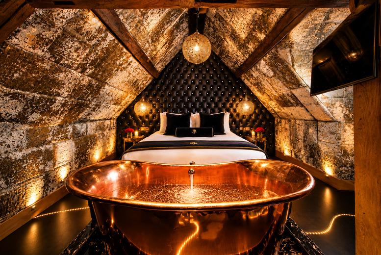 5* Crazy Bear Stadhampton Luxury Hotel Escape For 2: Welcome Champagne, Dinner & Breakfast