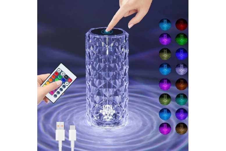 Nettlife Cordless Dimmable Led Table Lamp - Multicolour, Touch Control, Modern Scandinavian Style