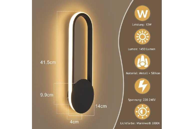 Nettlife 12W Led Wall Light - Modern Warm White Festive Window & Wall Decoration